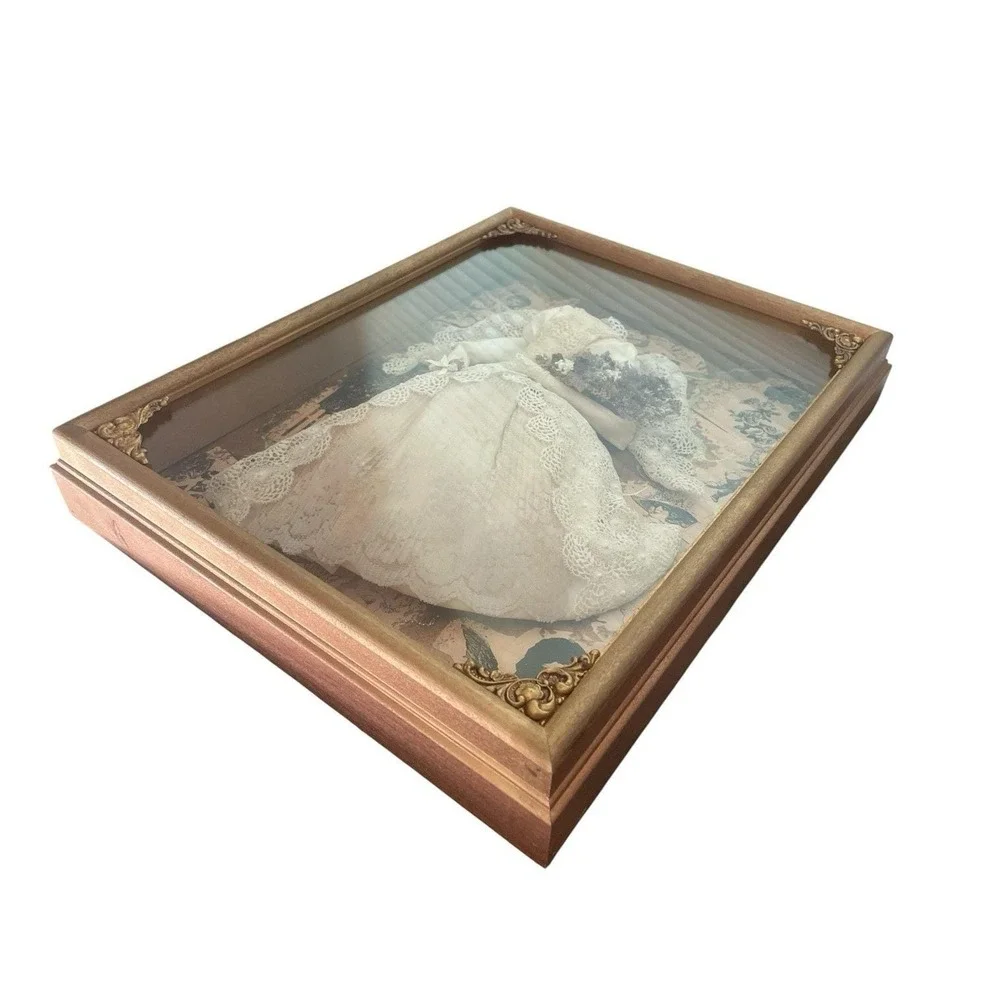 Lorella Collections‎ Garden Angel Shadow Box Victorian Styled Framed Number 12